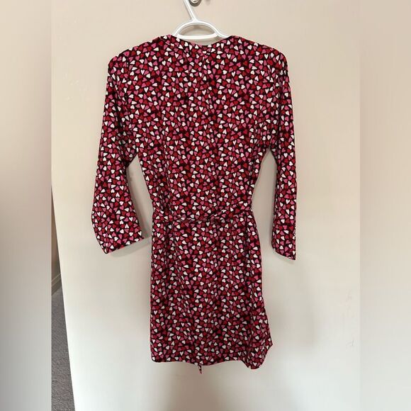 Loft Hearts Long Sleeves Belted Dress - Picture 11 of 11